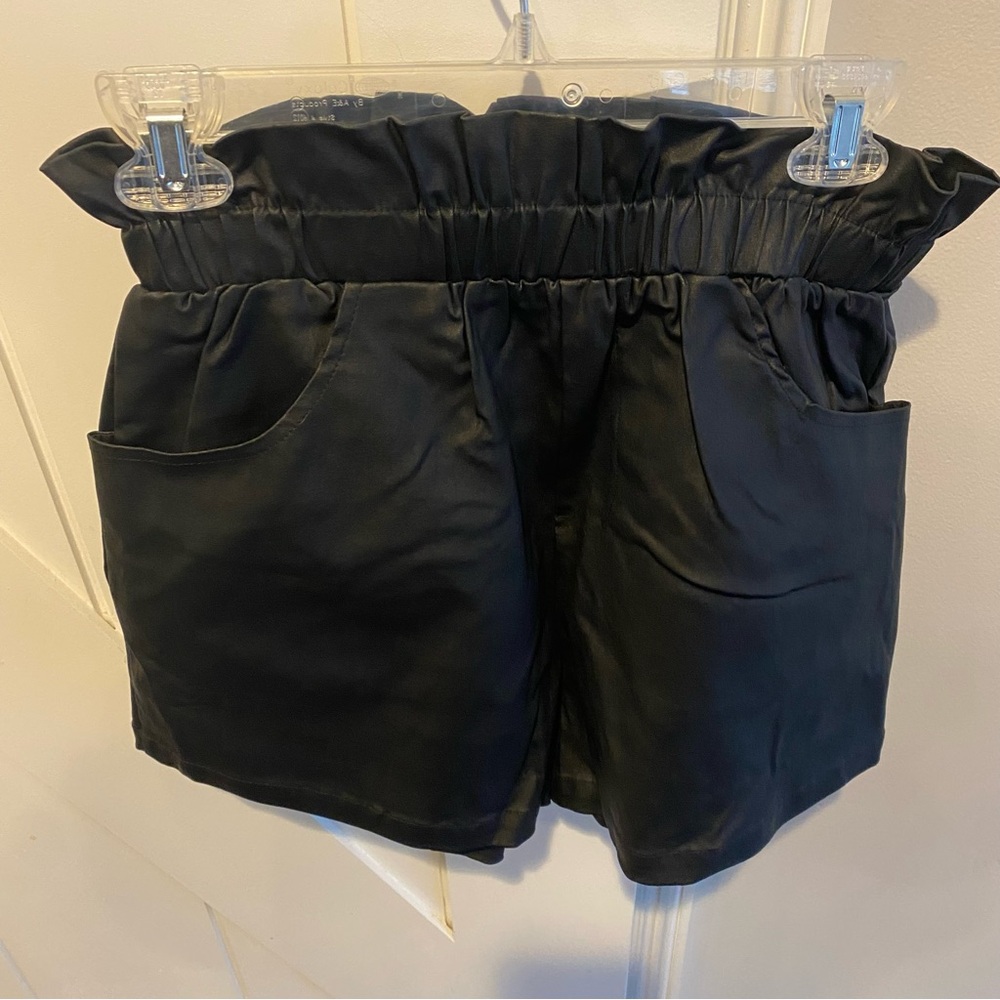 NWT Entro Faux Leather Shorts